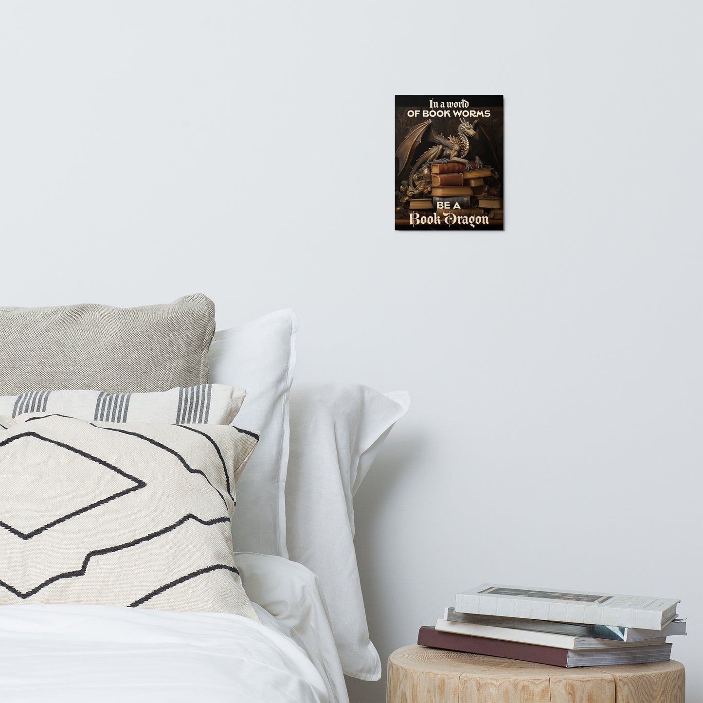 Book Dragon | Metal prints